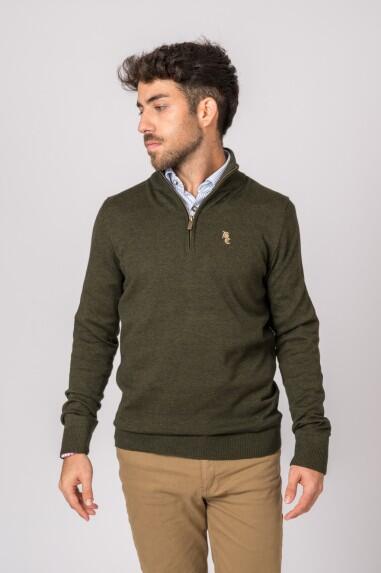 SUETER CUELLO CREMALLERA VERDE 2/5
