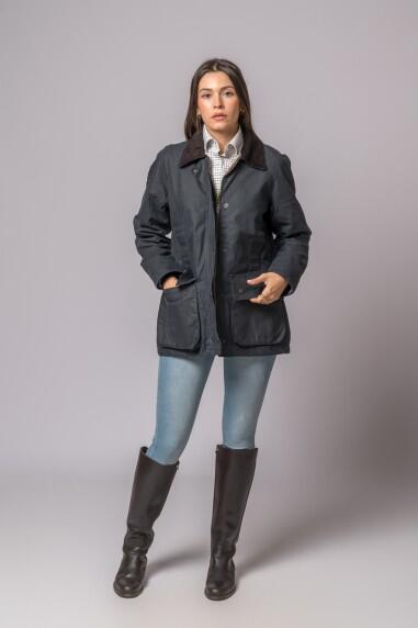 CHAQUETA ENCERADA WOMAN WAX CLASSIC 3/5
