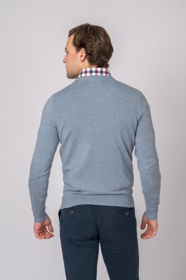 SUETER CUELLO REDONDO AZUL 5/5