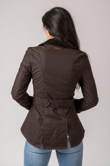 CHAQUETA ENCERADA AMBLE MARRÓN 5/5