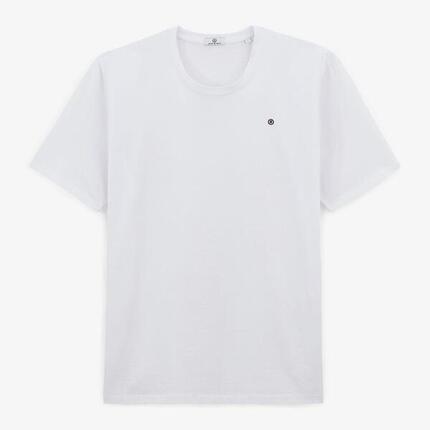 T-shirt Theo col rond blanc