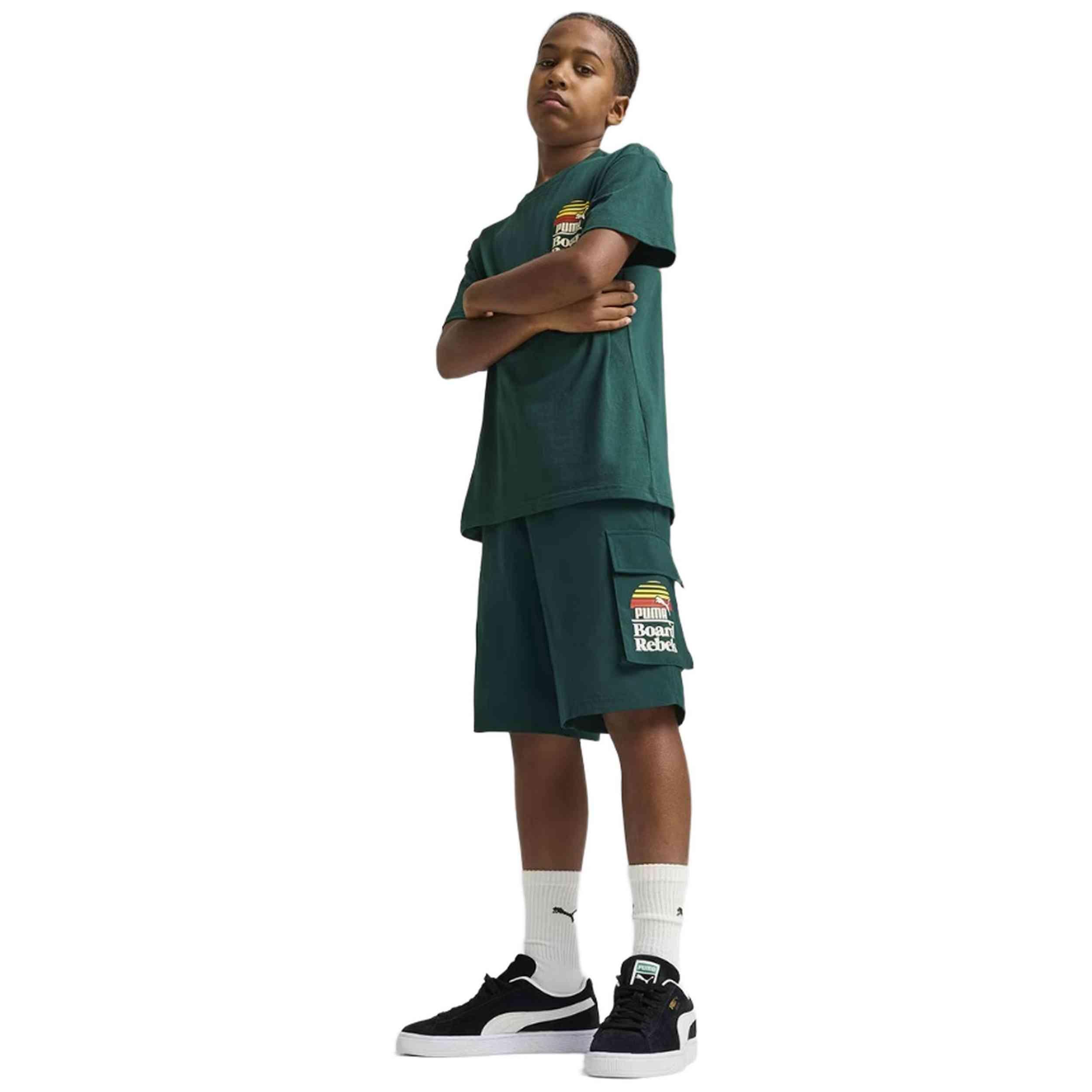 Pantalon corto Puma modelo 685154-60 para niños 2/4