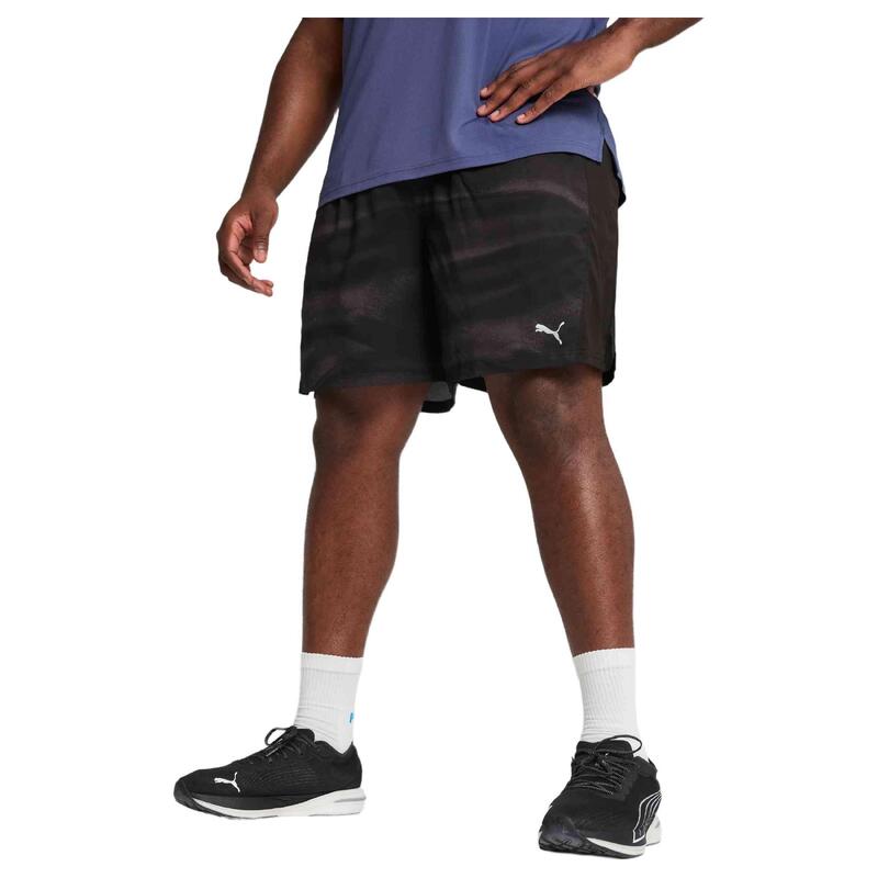 Pantaloni scurți de alergare pentru bărbați PUMA Run Velocity AOP 7"