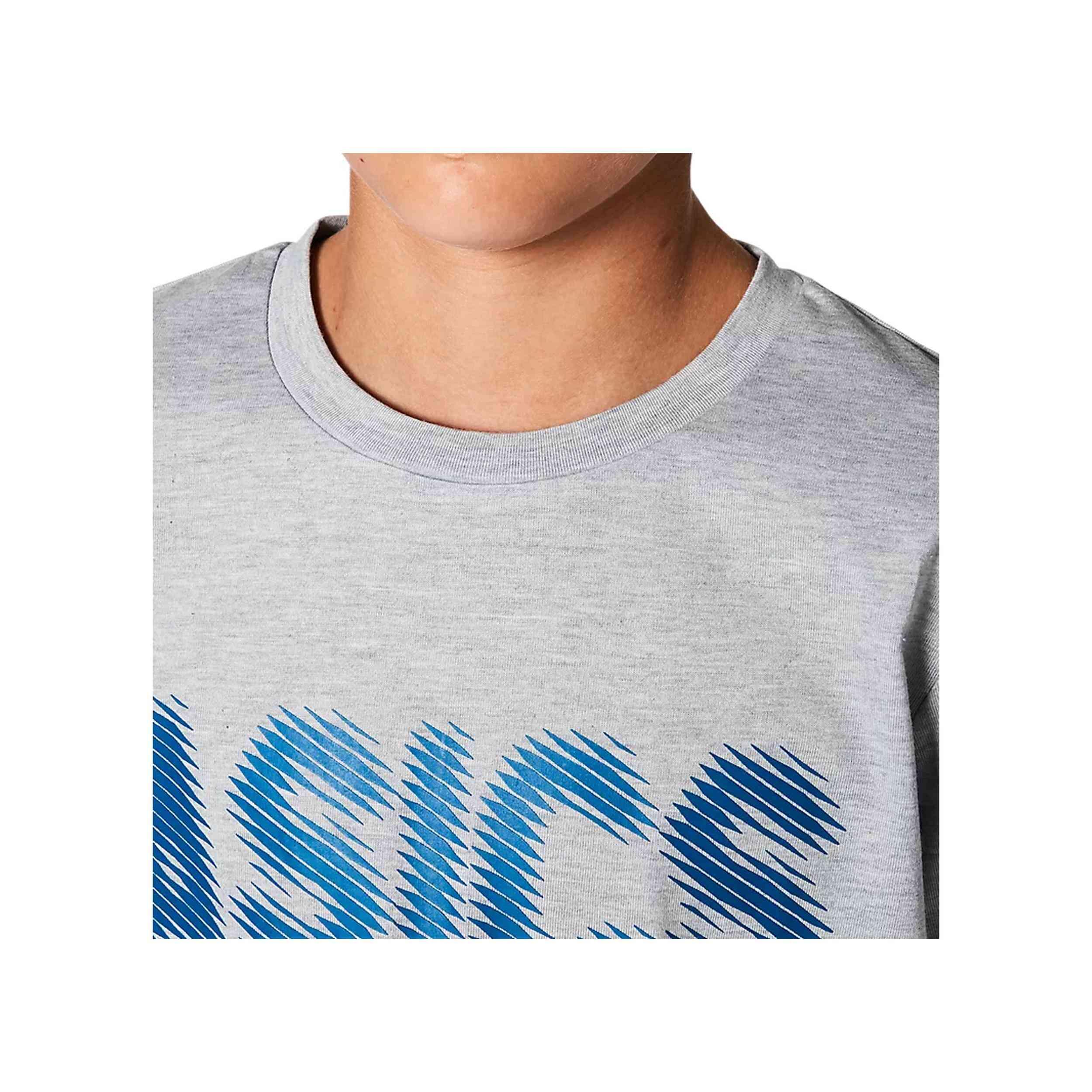 Maglia a maniche corte Asics modello 2034A081-020 per unisex ragazzi 4/5
