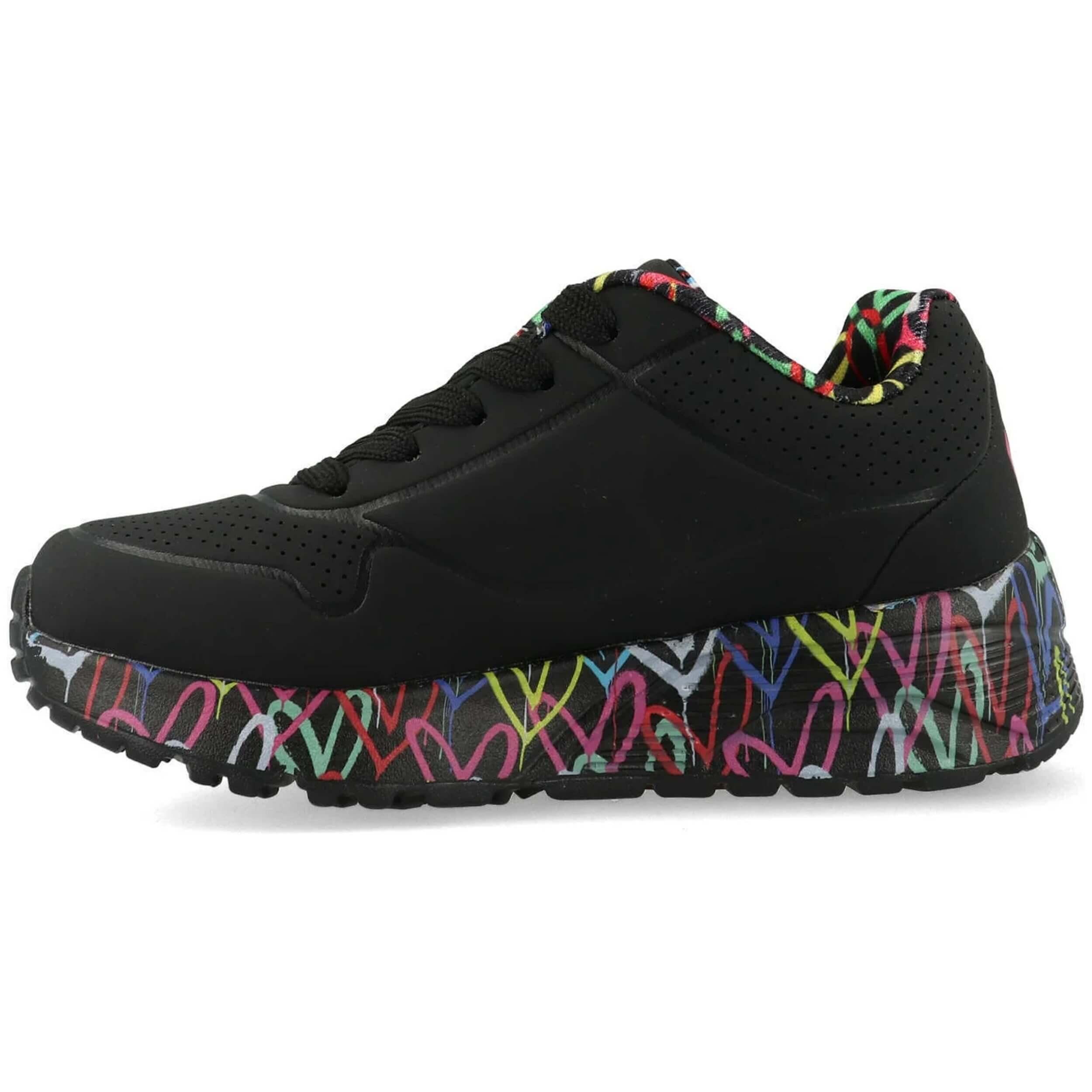 Skechers - Baskets Skechers Modèle 314976l-bkmt Pour Filles - Chaussures De Sport - Noir - Decathlon