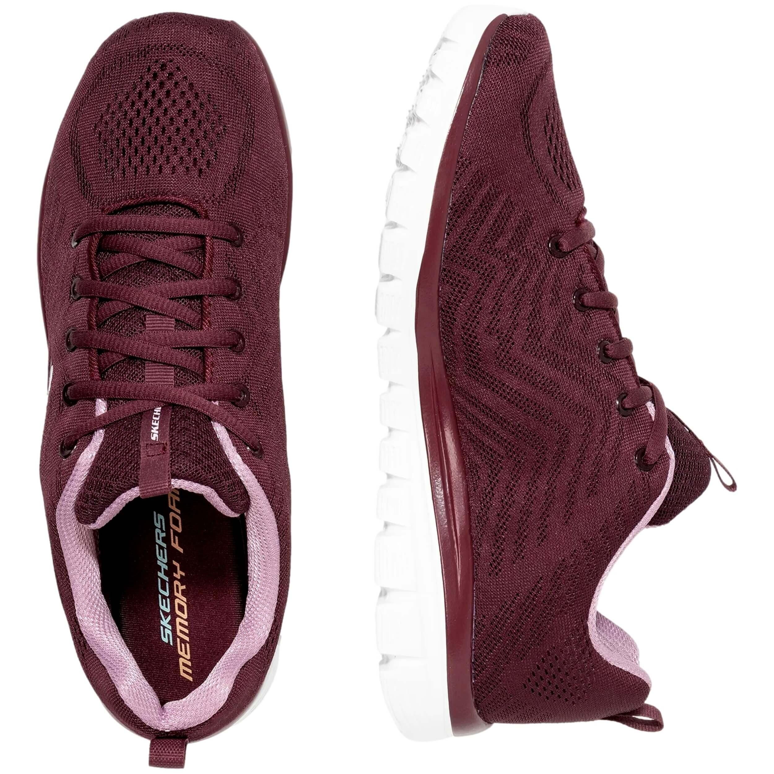 Sapatilhas Skechers modelo 12615-WINE para mulheres 2/5