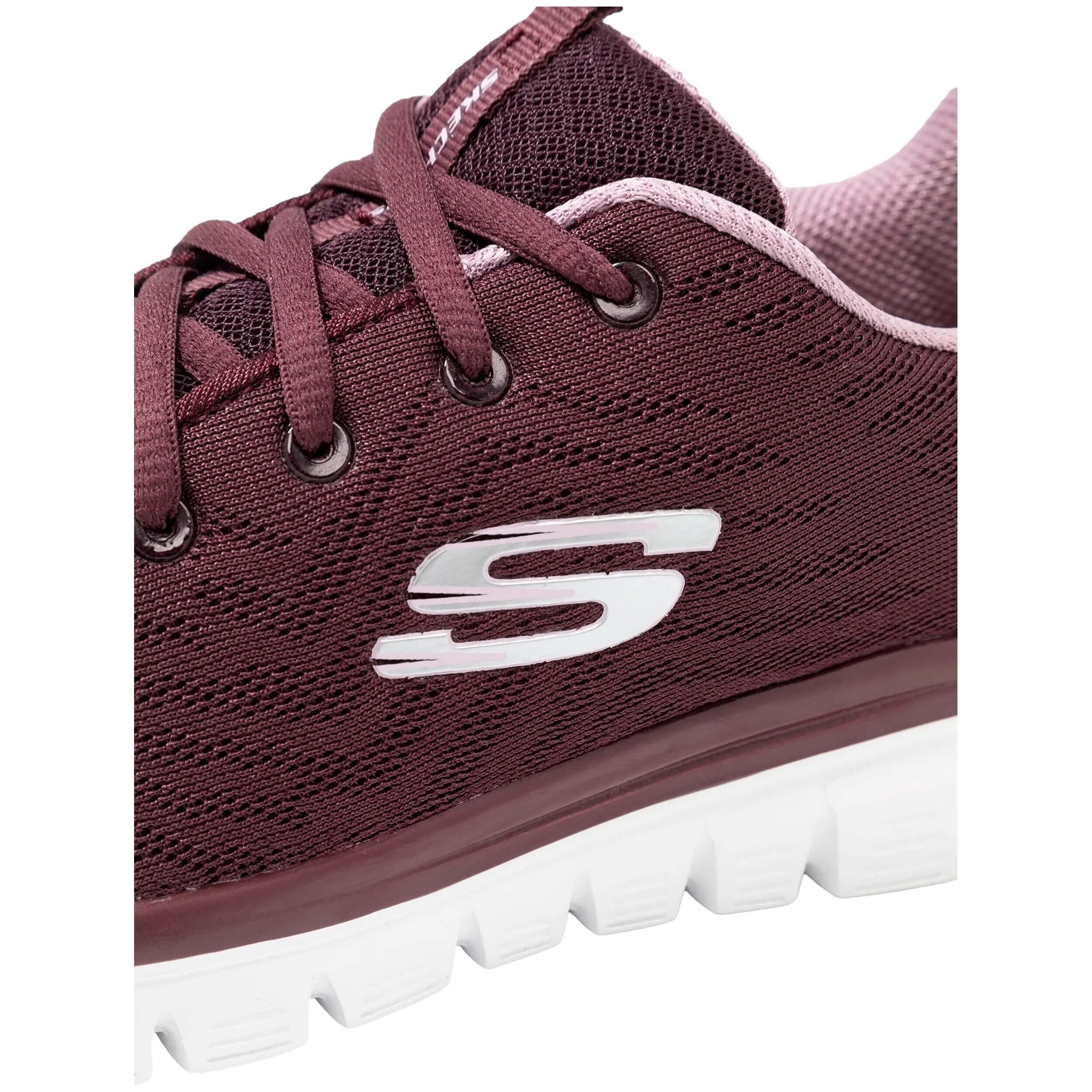Sapatilhas Skechers modelo 12615-WINE para mulheres 5/5