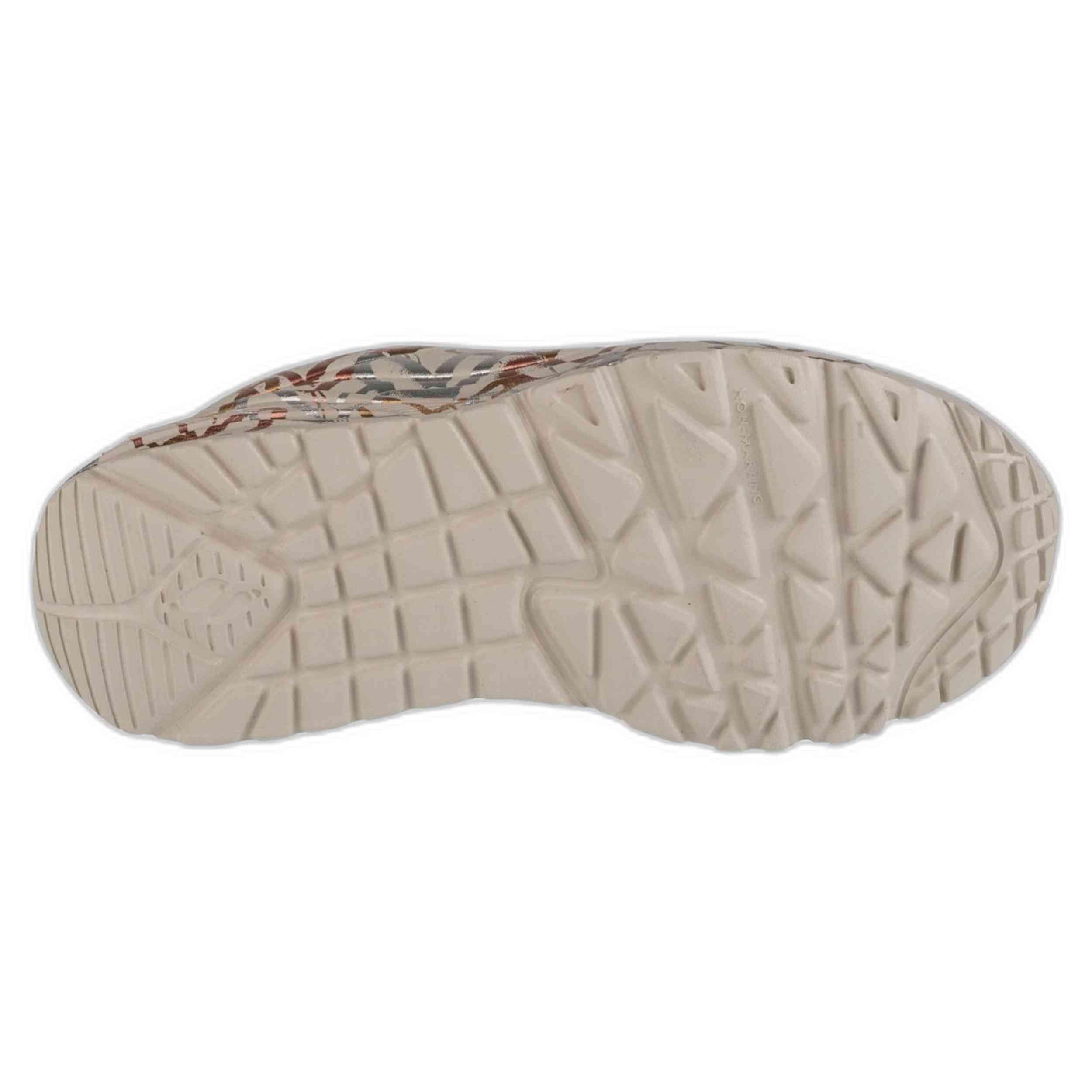 Baskets pour fille Skechers Beige 4/4