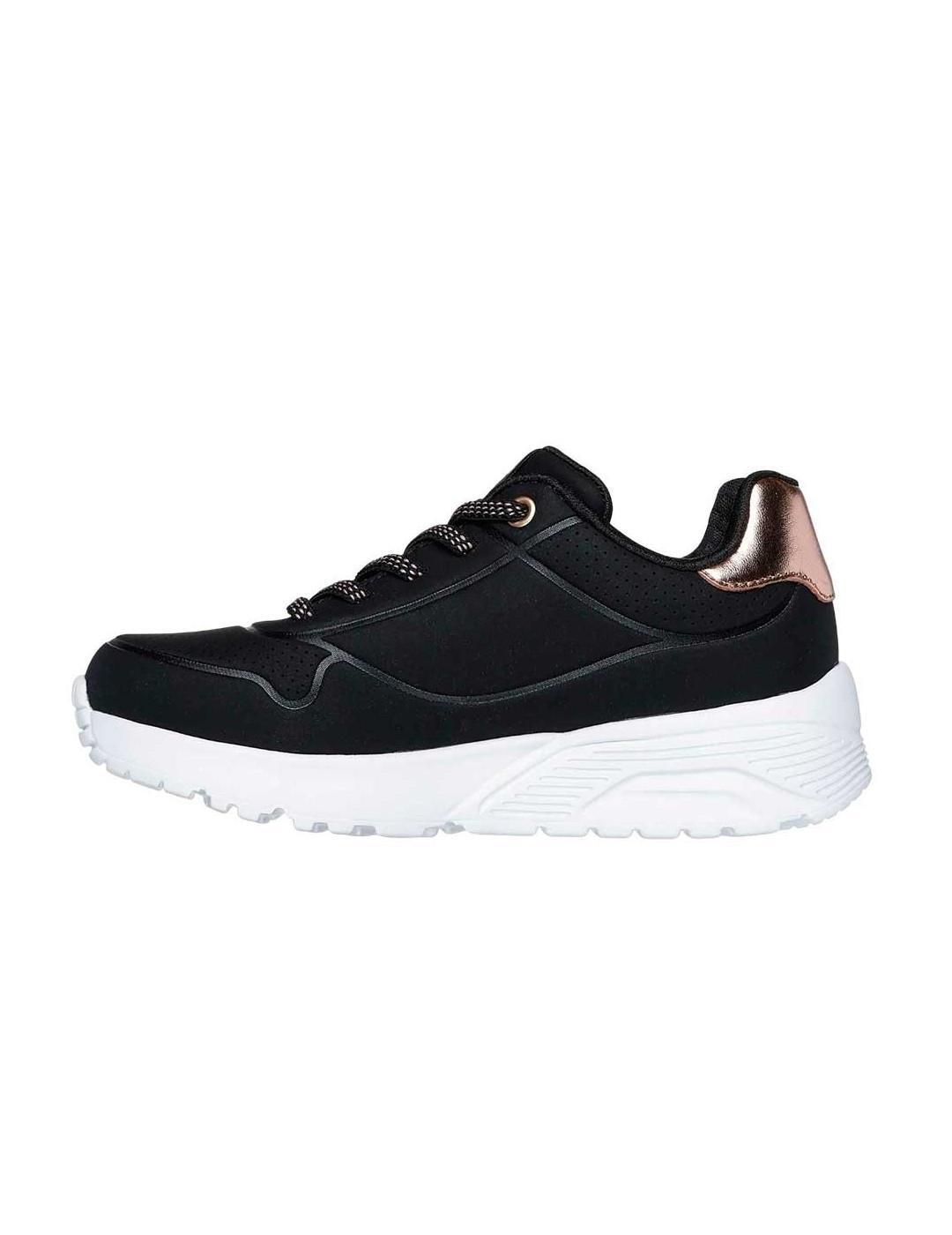 Chaussures pour enfant Skechers Uno lite metallic mode Noir 2/5