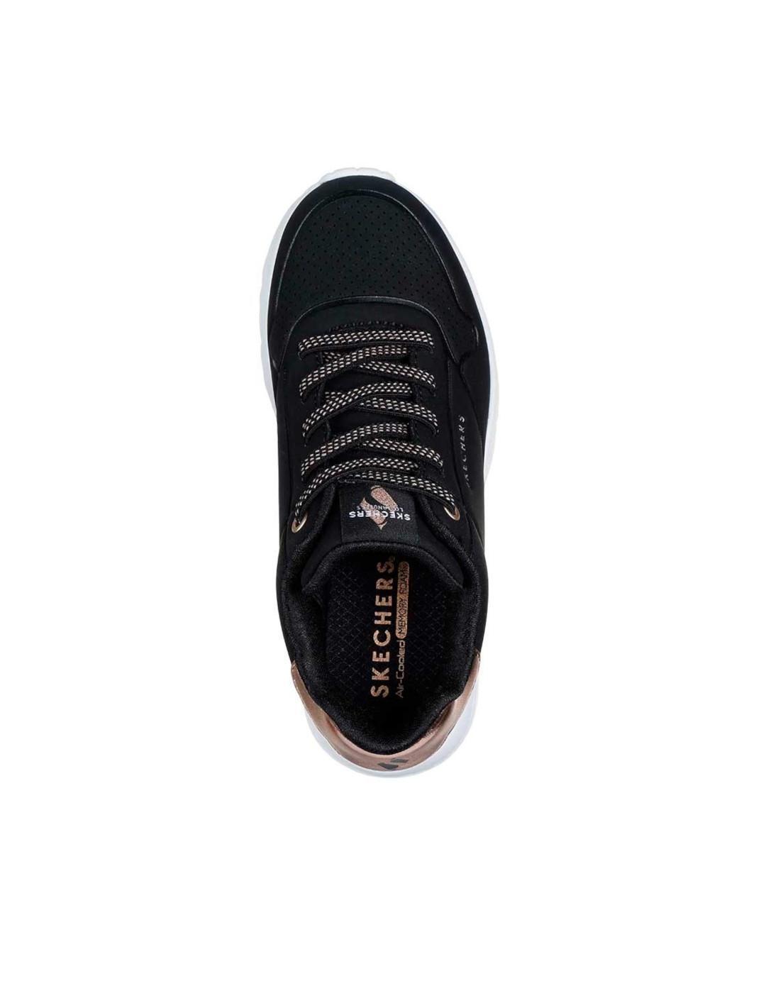 Chaussures pour enfant Skechers Uno lite metallic mode Noir 4/5