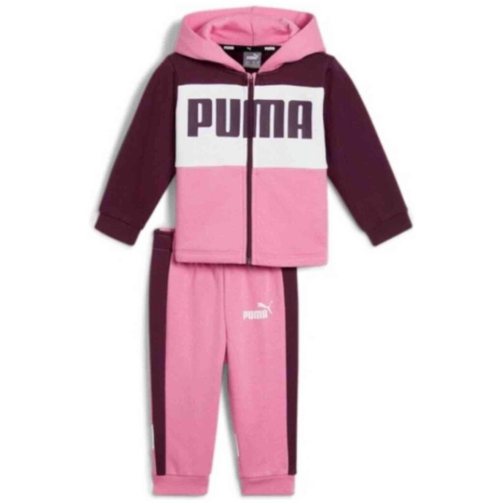 Puma Minicats Colorblock Jogger Tracksuits Fl Junior