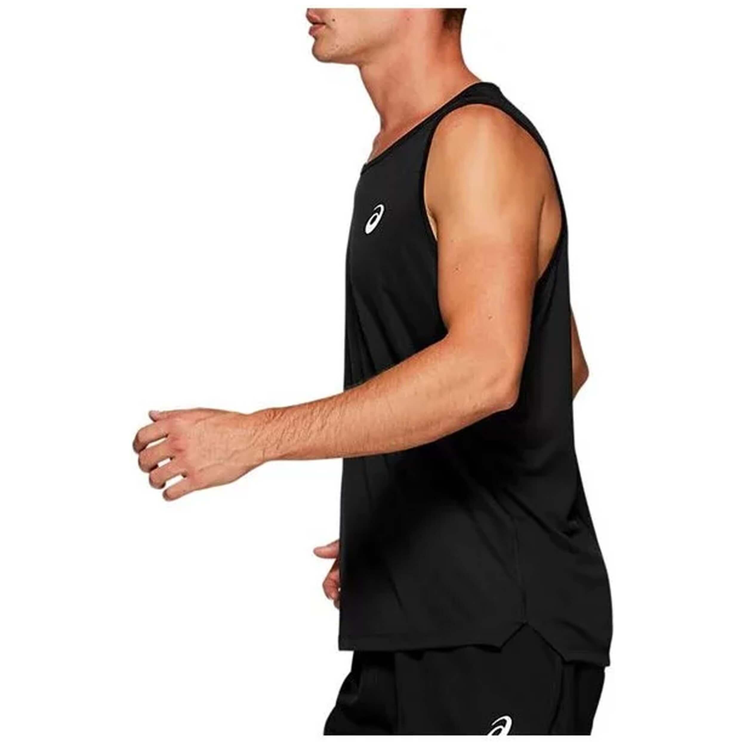 Camiseta regata Asics modelo 2011C338-002 para homem 3/5