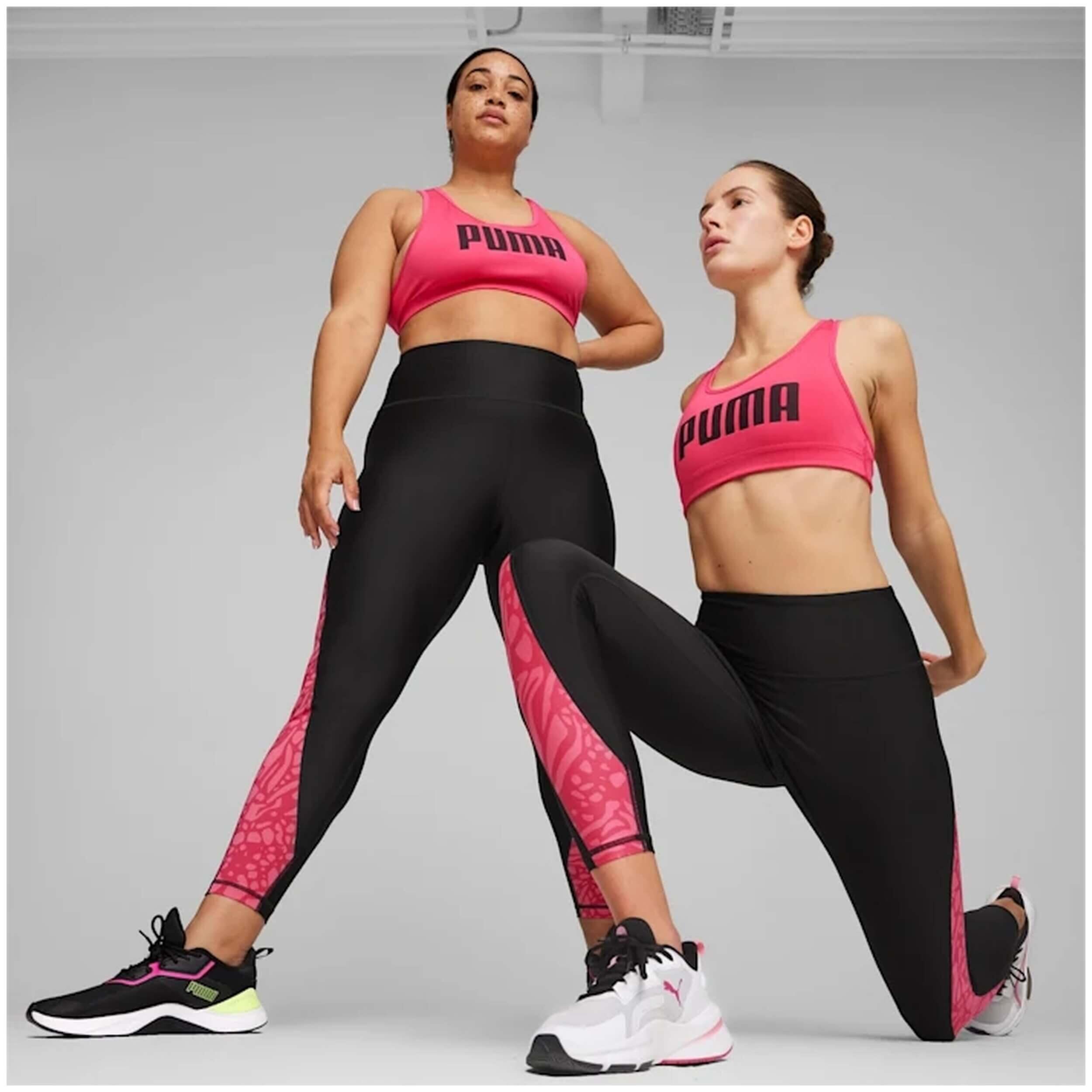 Puma - Top Puma 4 Keeps Bra Pour Femmes - T-shirt Manches Courtes - Rose - Decathlon