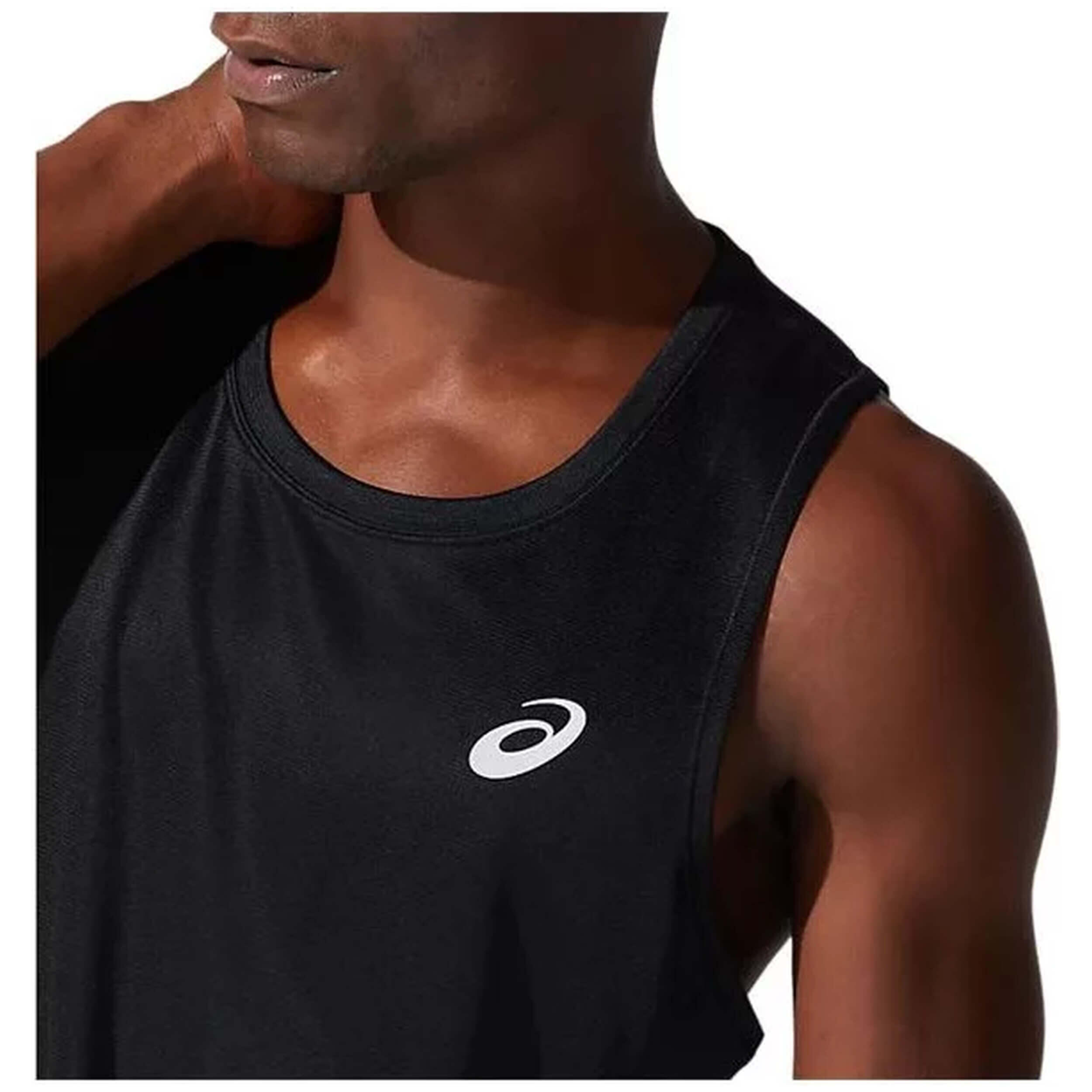 Camiseta regata Asics modelo 2011C338-002 para homem 4/5