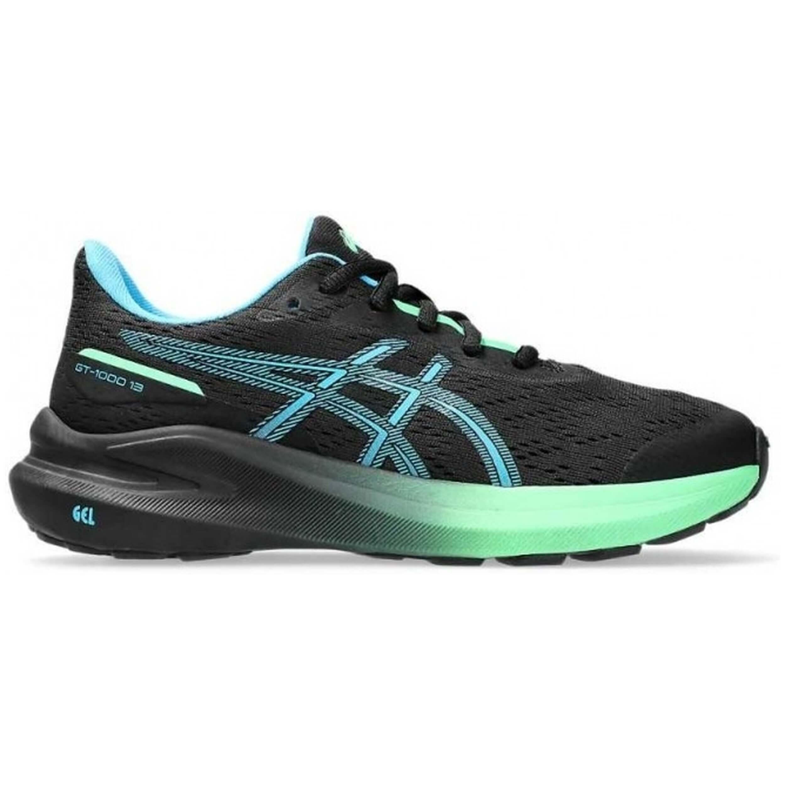 Chaussures de course Filles Asics Gt-1000 13 Gs noir 1/4