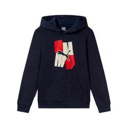 Sweat à capuche Puma Ess+ Graphic pour unisexe enfants