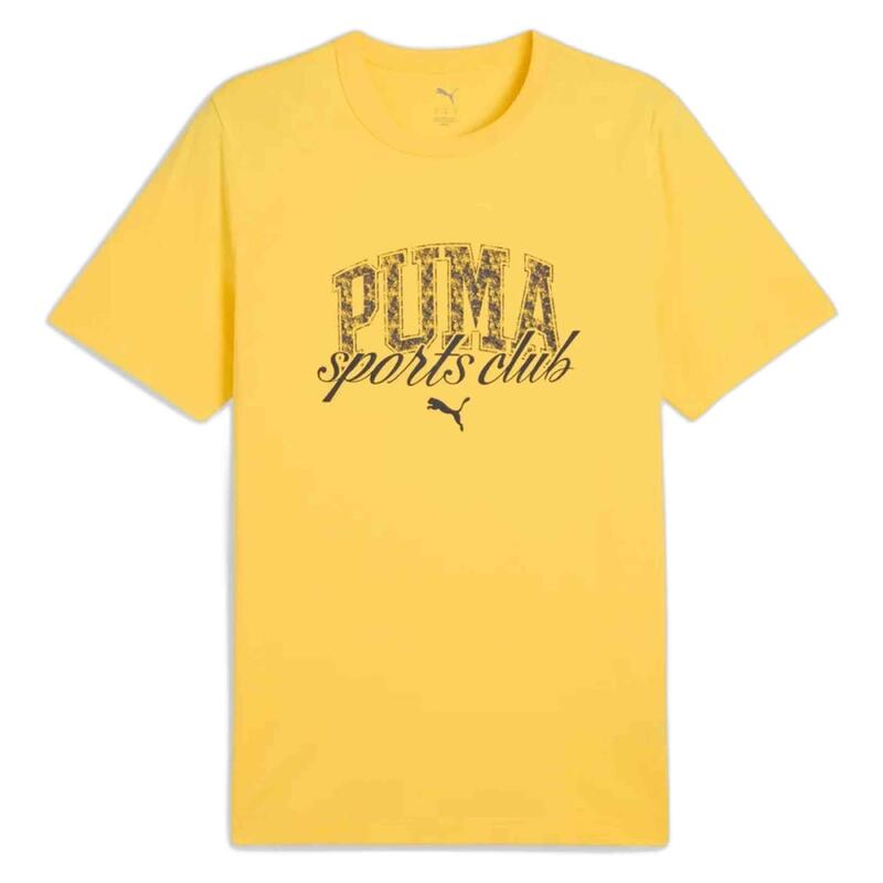 PUMA CLASS Graphic Tee - Tricou galben mânecă scurtă unisex