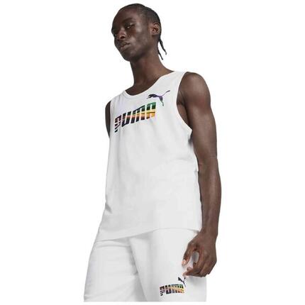 Maillot de corps Puma Love United Tank, Blanc, Hommes
