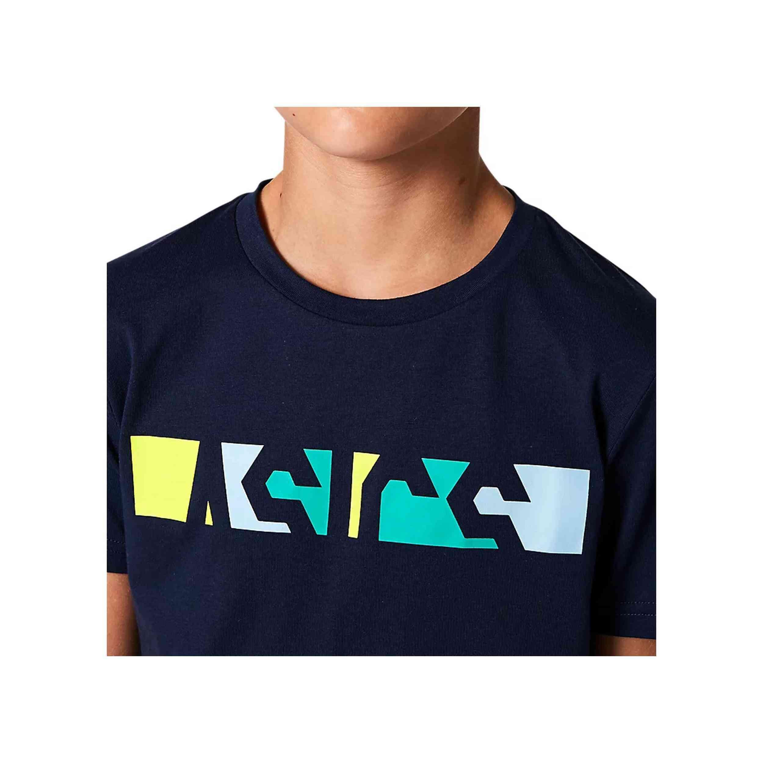 T-shirt Asics modèle 2034A083-400 pour unisexe enfants 4/5
