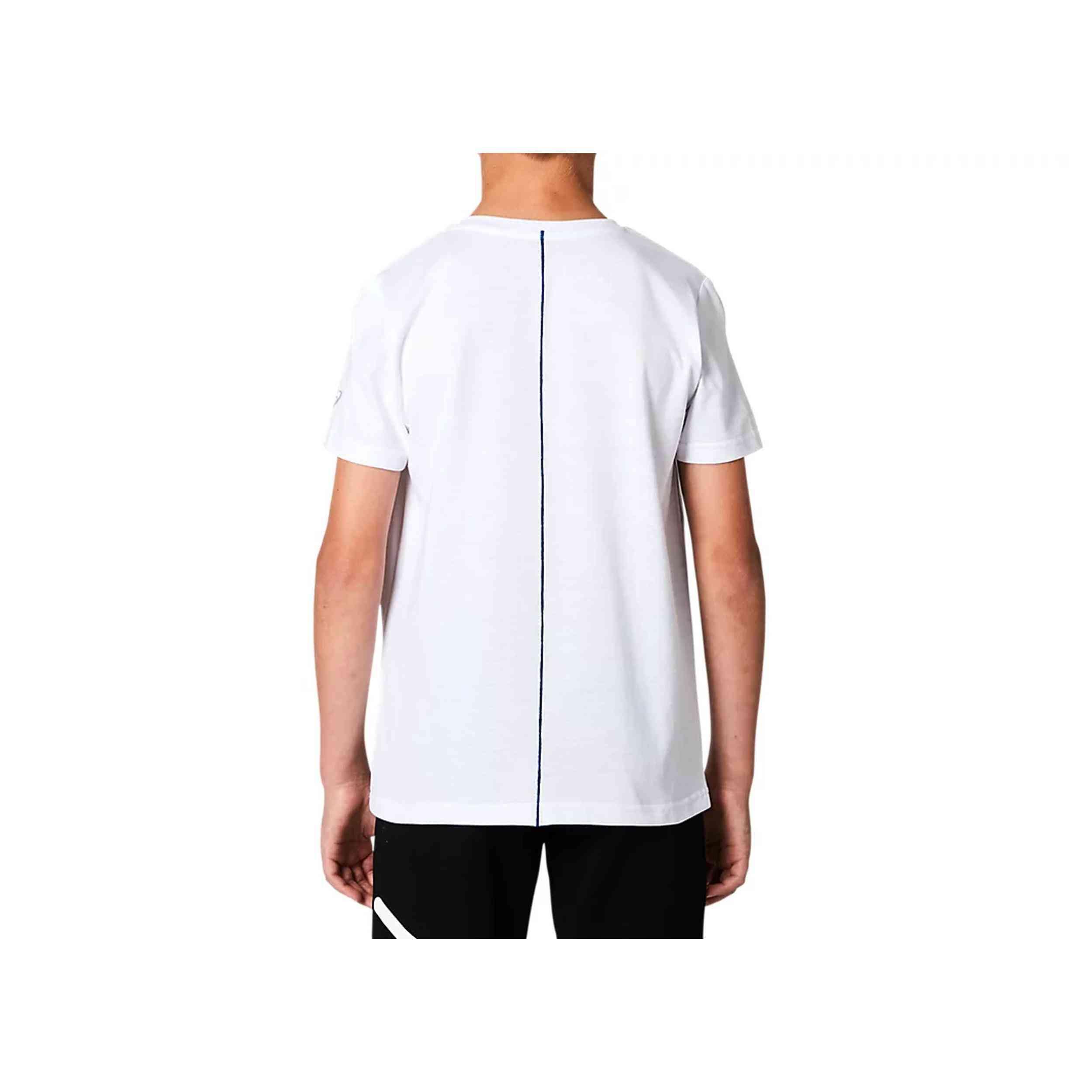 T-shirt Asics modèle 2034A083-100 pour unisexe enfants 2/5