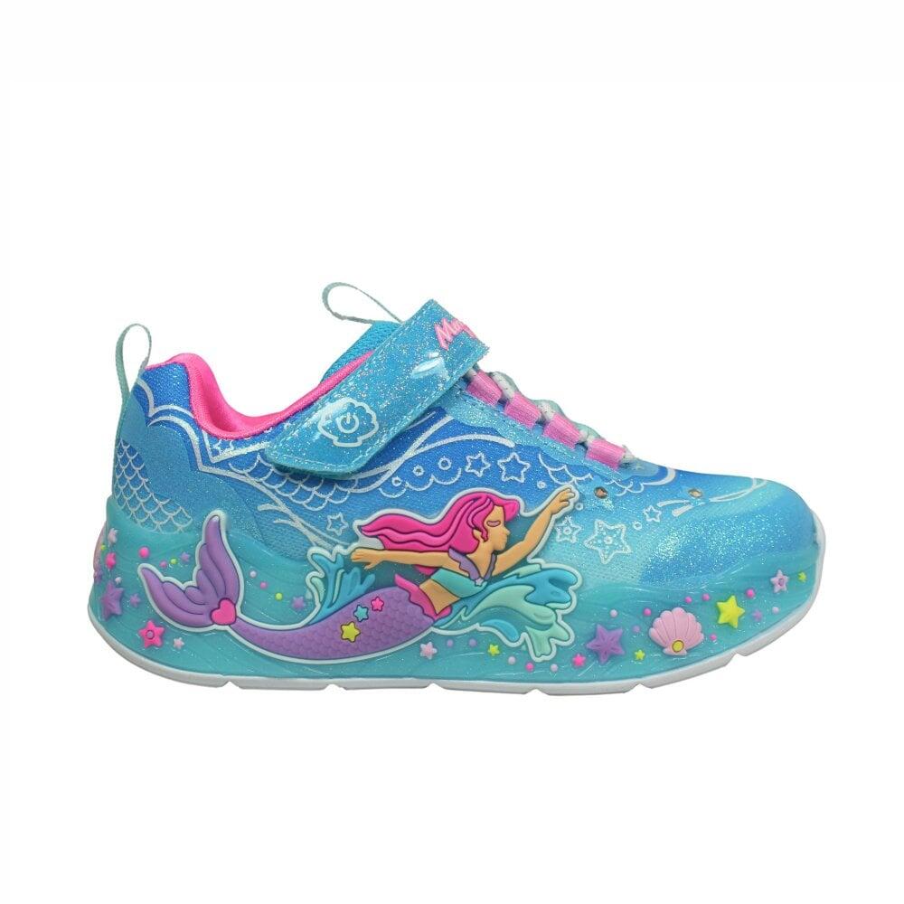 Skechers - Baskets Skechers Modèle 10223-224648 Pour Filles - Chaussures De Sport - Bleu - Decathlon