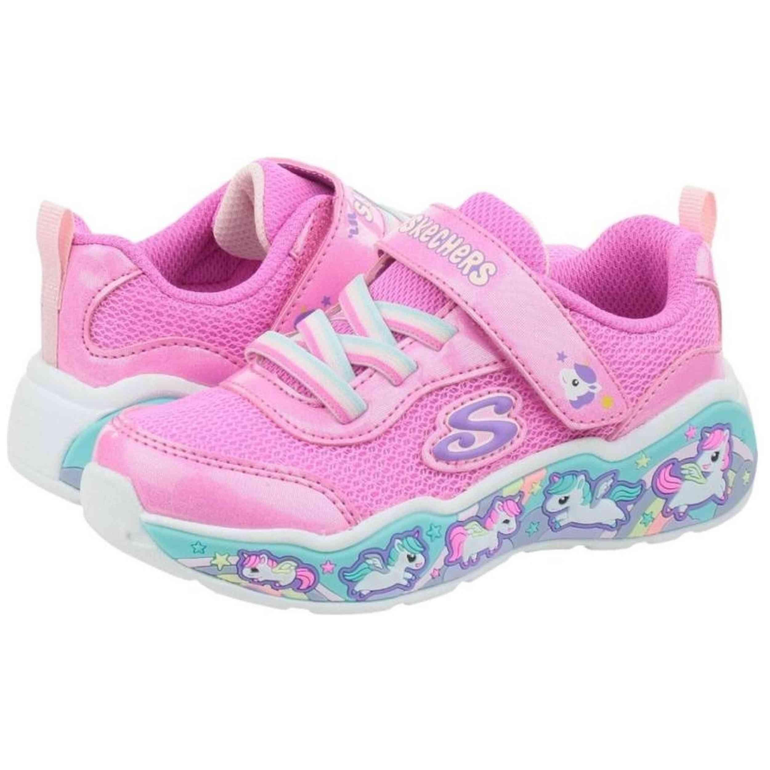 Sapatilhas Skechers modelo 303158N-PKMT para garotas 2/7
