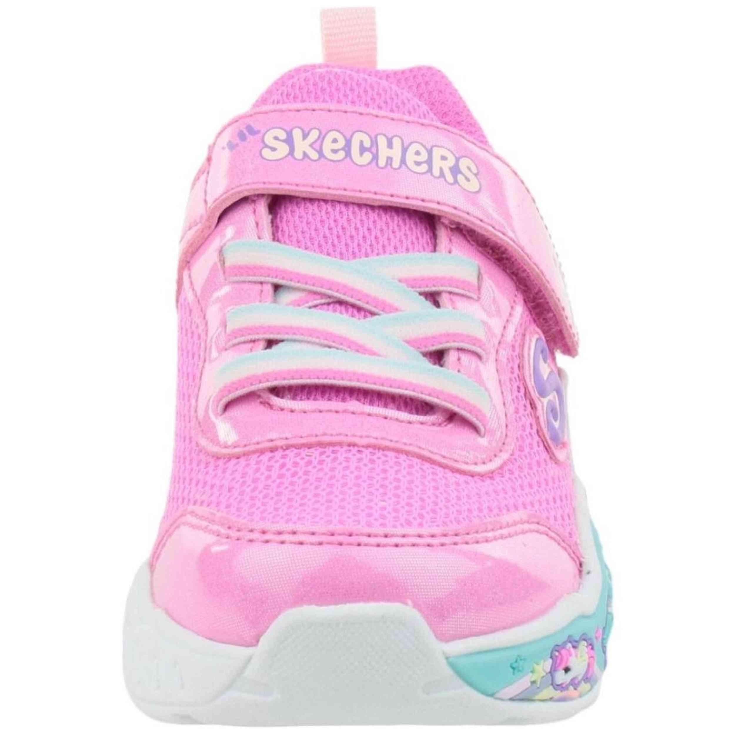 Sapatilhas Skechers modelo 303158N-PKMT para garotas 4/7