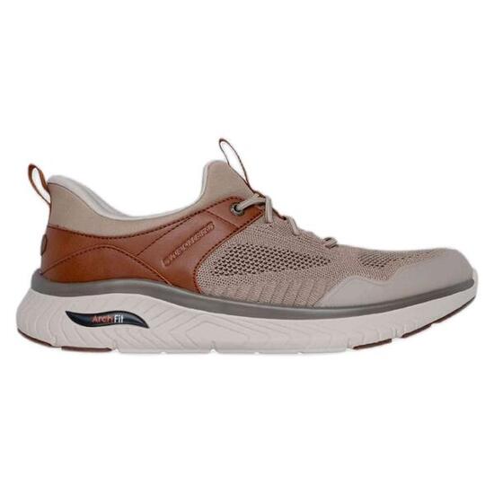 Zapatillas para Hombre Skechers Arch fit crosser slip-in Beige