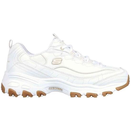 Zapatilla Mujer Skechers D'lites Good Neutral Blanca