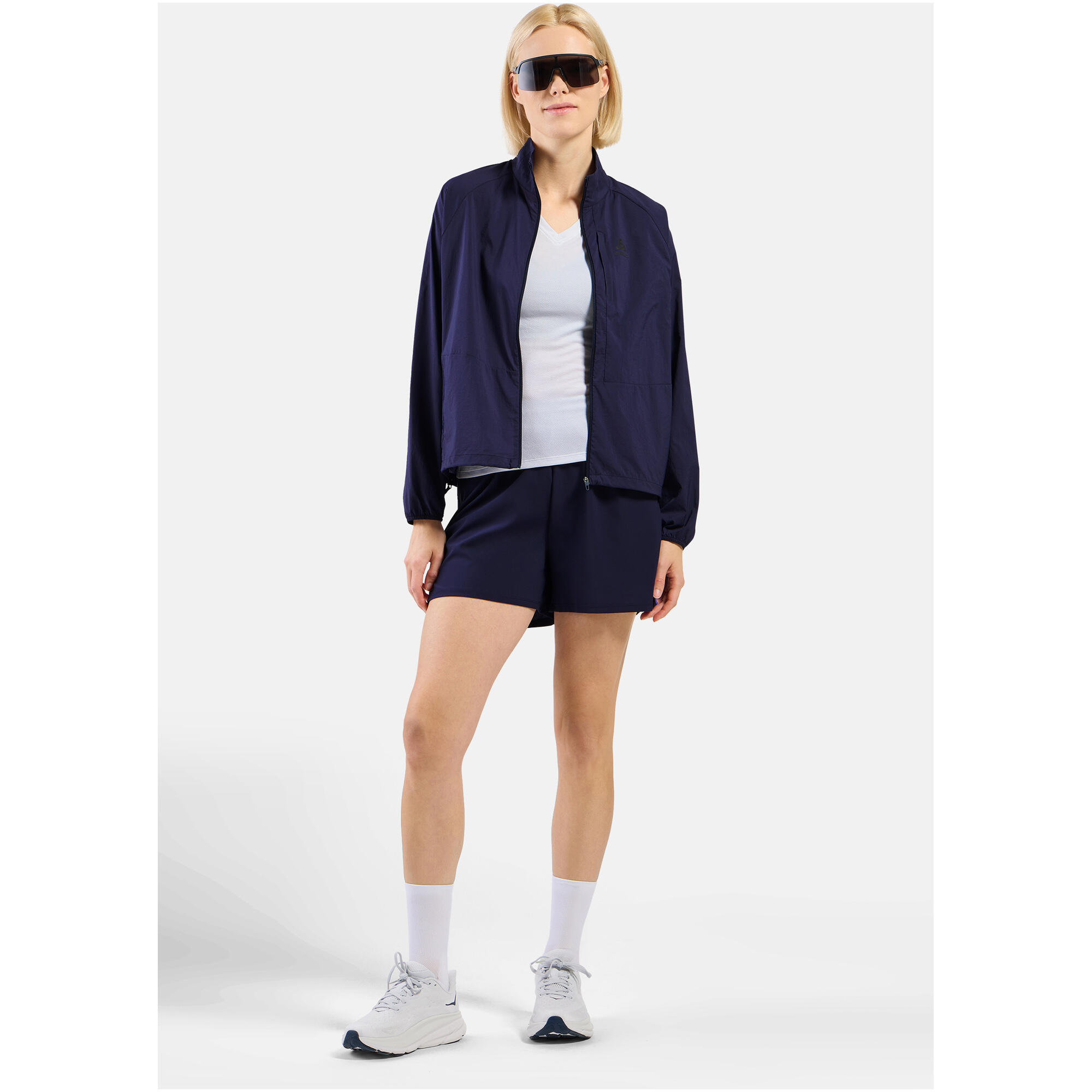 Veste Running Odlo Zeroweight Bleu Foncé Femme 3/7