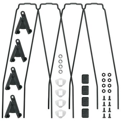 SKS Bluemels Style 65 Ersatzstreben Set 4 schwarze Unterlaufstreben (325 mm...