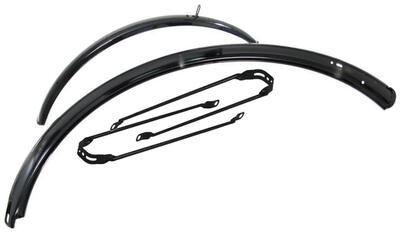 Falkx parafanghi acciaio 28 x 1 5/8 x 1 3/8 nero