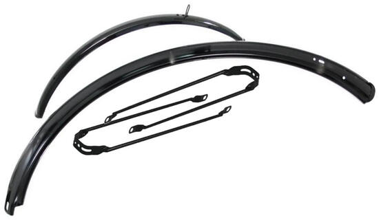 Falkx parafanghi acciaio 28 x 1 5/8 x 1 3/8 nero