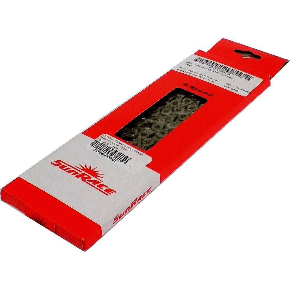 SUNRACE Ketting 9 Speed Cnm94 - Zilver Vernikkeld