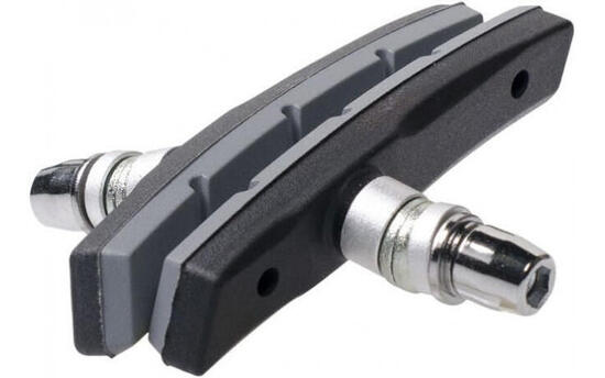 Bremsbeläge V-Bremse 80 x 13 mm schwarz grau 2 Teile