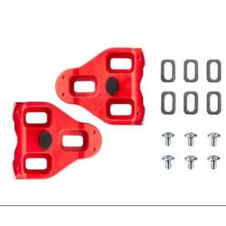 Plaques de Chaussures Delta 9° Rouges pour Cyclisme
