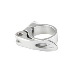 Collier tige de selle Mirage alu 34,9 mm, serrage rapide, argent