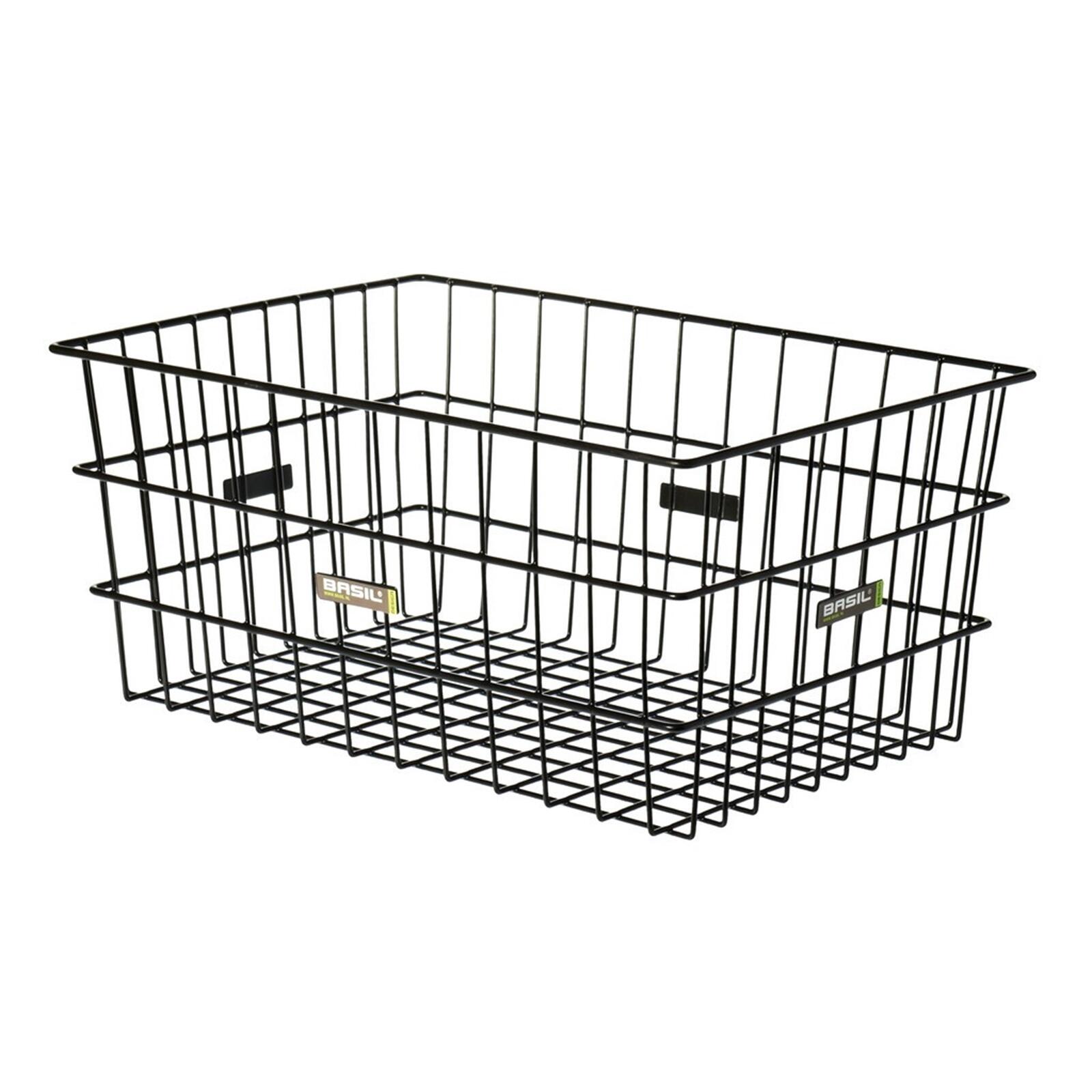 Basil - Panier Pour Vélo Arrière "zembla - Adaptateur Pour Porte Vélo - Noir - Taille Unique - Decathlon