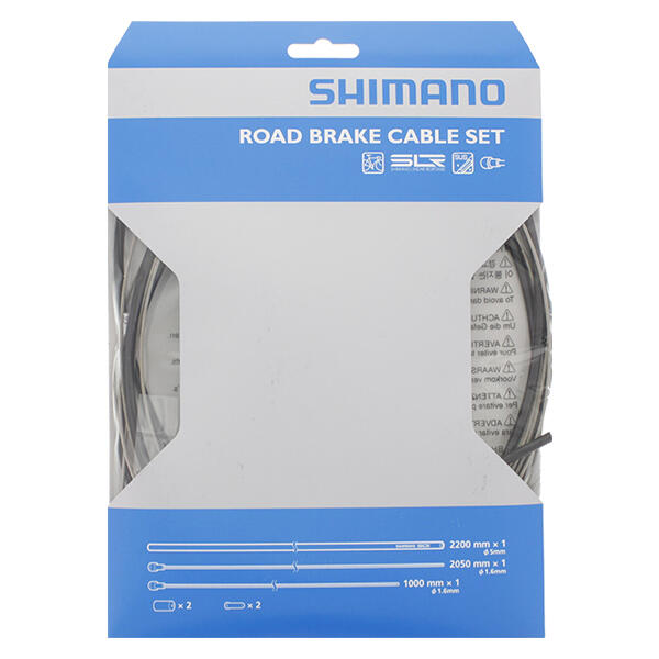 Shimano Race Brake Cable Set Stainless Steel Black