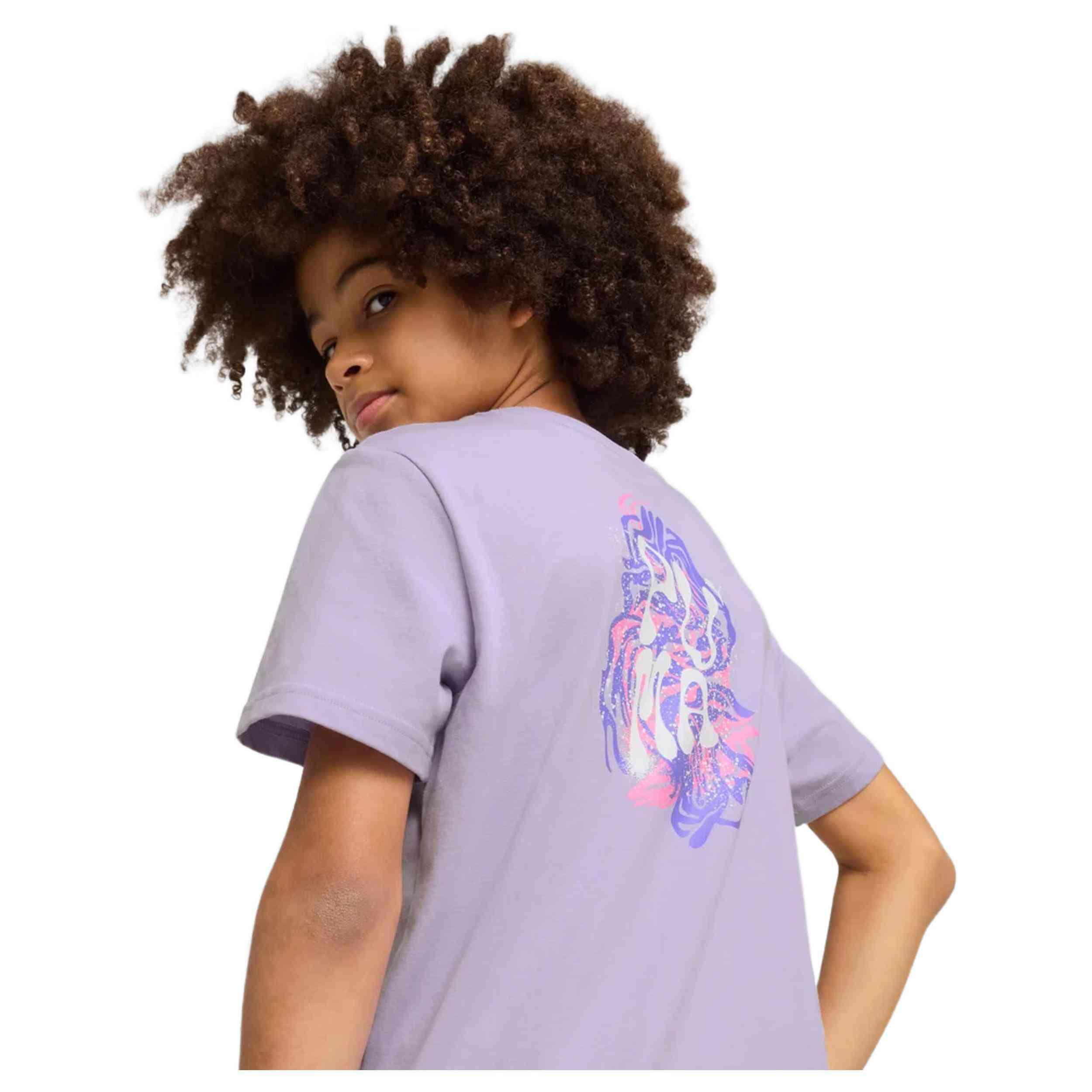 Maglia a maniche corte Puma modello 660102-01 per unisex ragazzi 2/5