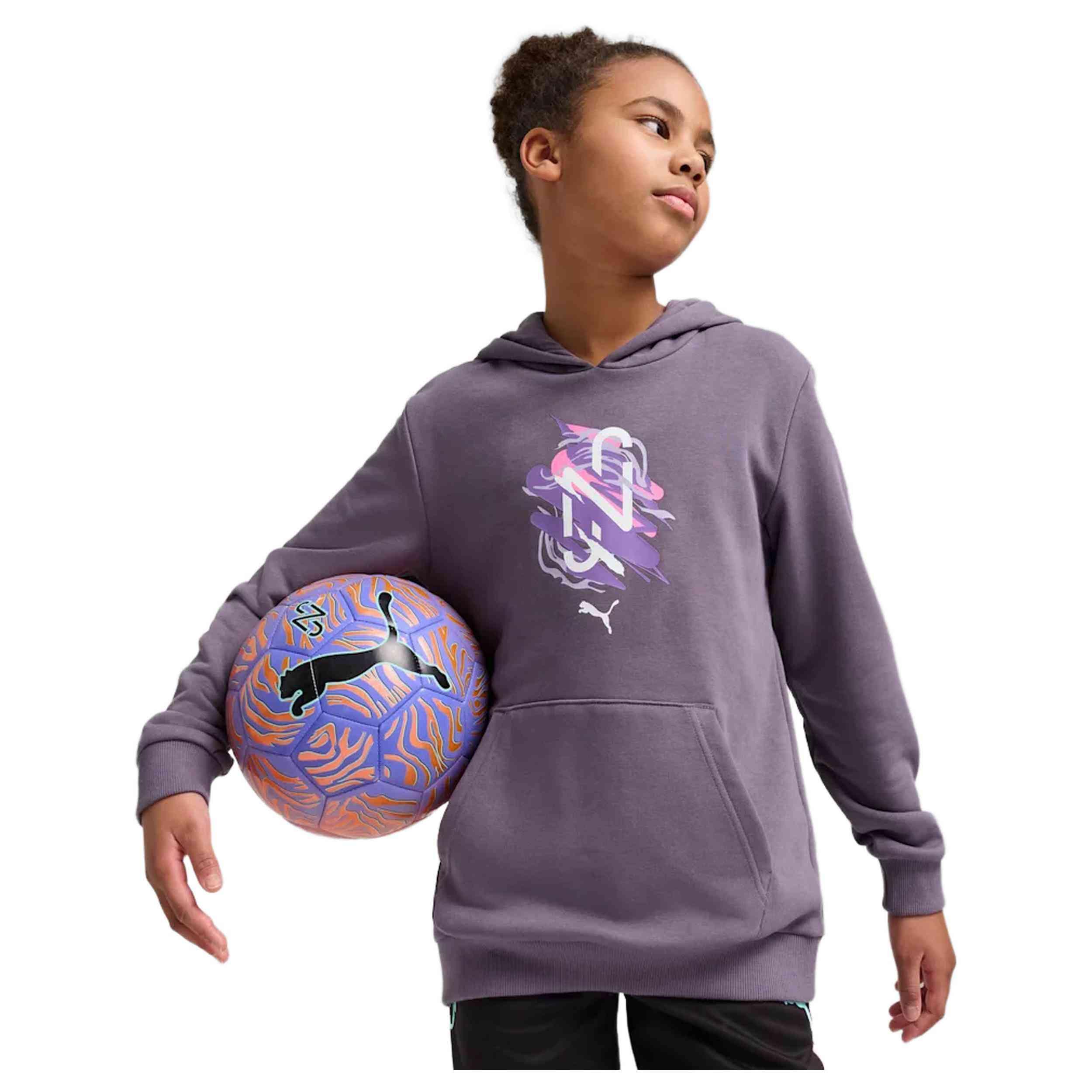 Sweat à capuche Puma modèle 660100-01 pour unisexe enfants 1/5