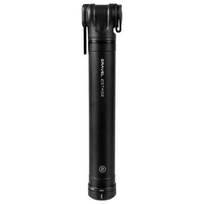 Topeak Handpumpe Gravel 2Stage, Schwarz