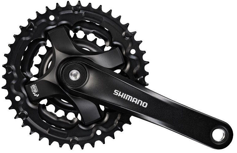 SHIMANO Shimano FC-TY501 guarnitura 170 mm 48-38-28 6/7/8 velocità nera.