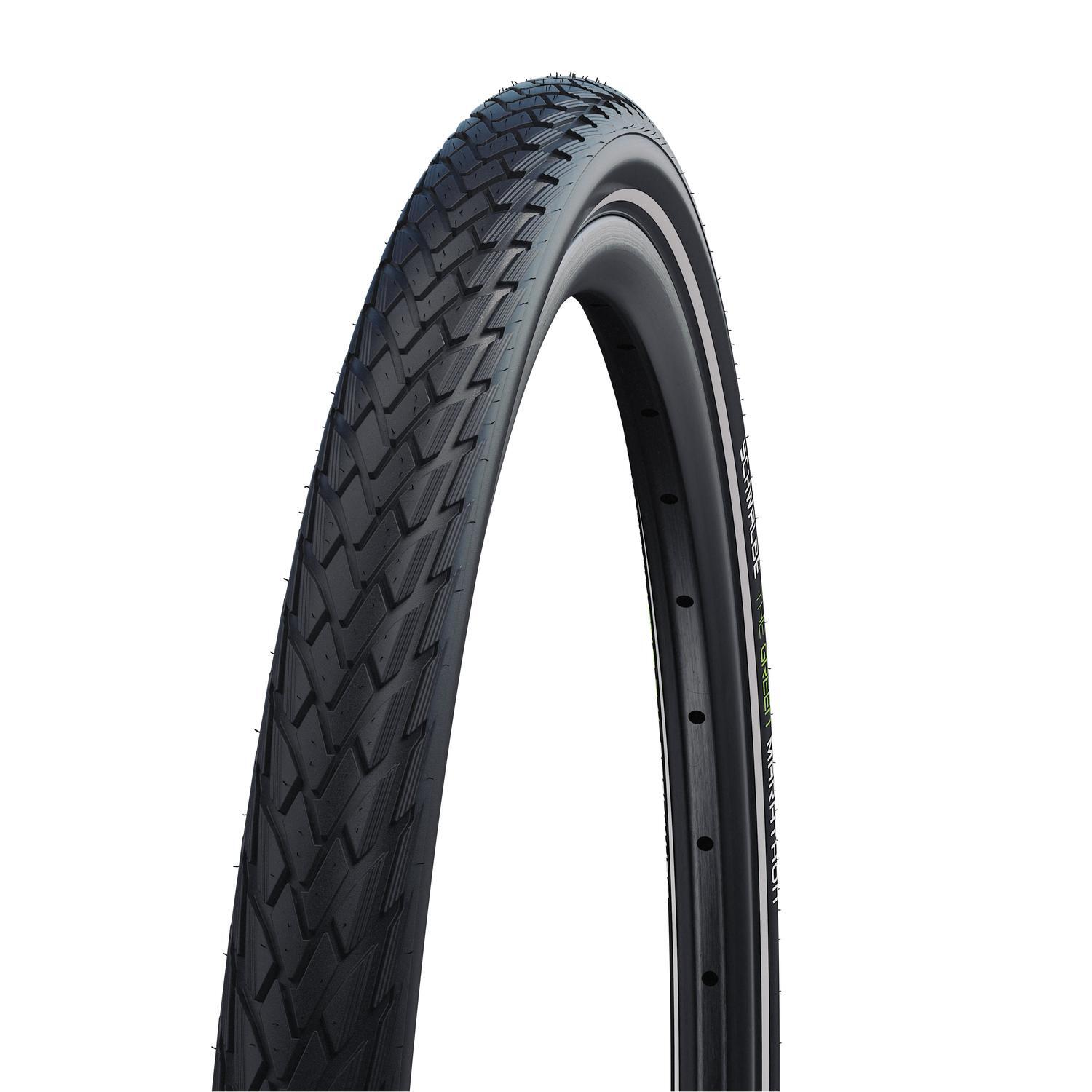 SCHWALBE Green Marathon - Wired - ADDIX Eco - GreenGuard - 28x2.15 - Black + Reflex