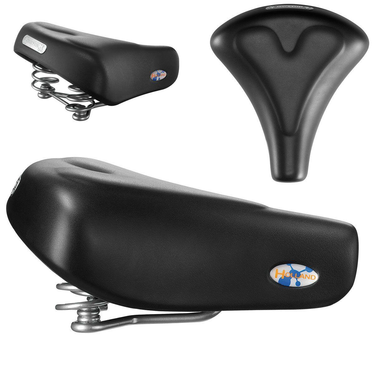 Selle Royal - Selle De Vélo - 251 Mm/221 Mm - Holland Gel Relaxed - Selle De Vélo - Noir - Decathlon