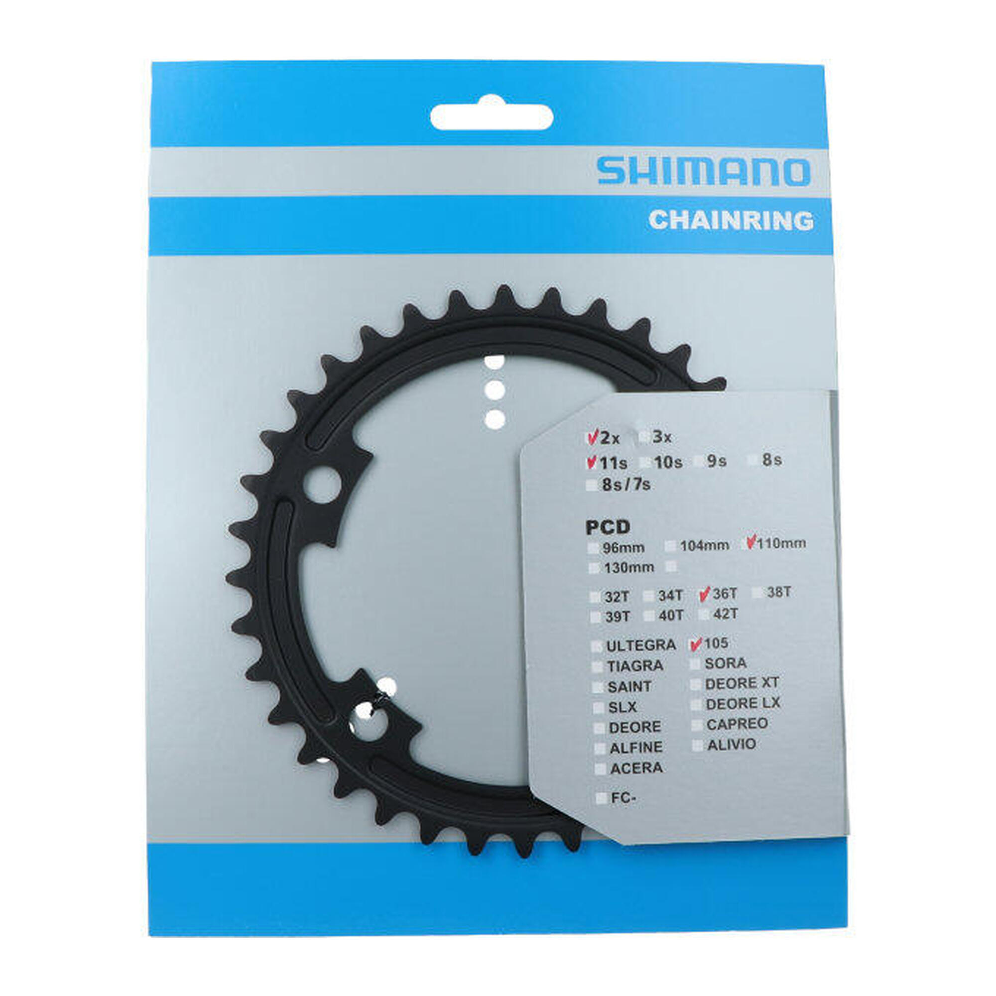 Tarcza Mechanizmu Korbowego 36T 105 Fc-R7000 - Czarna