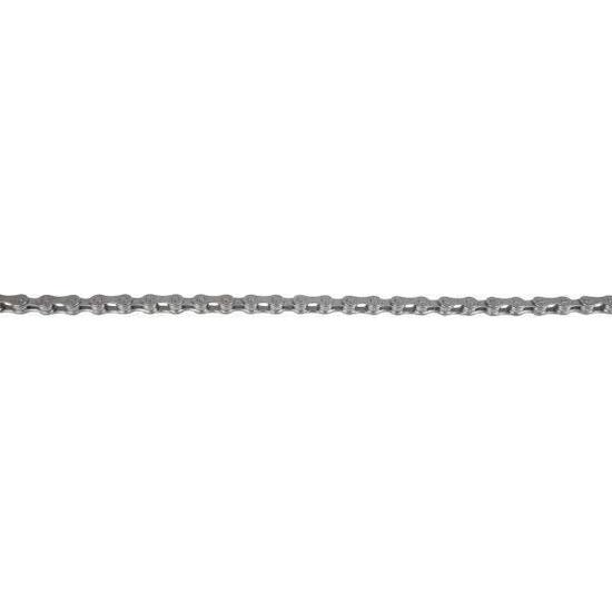 M-Wave ketting 6/7/8-speed, 1/2x3/32 116l zilver anti-roest (hangverpakking)