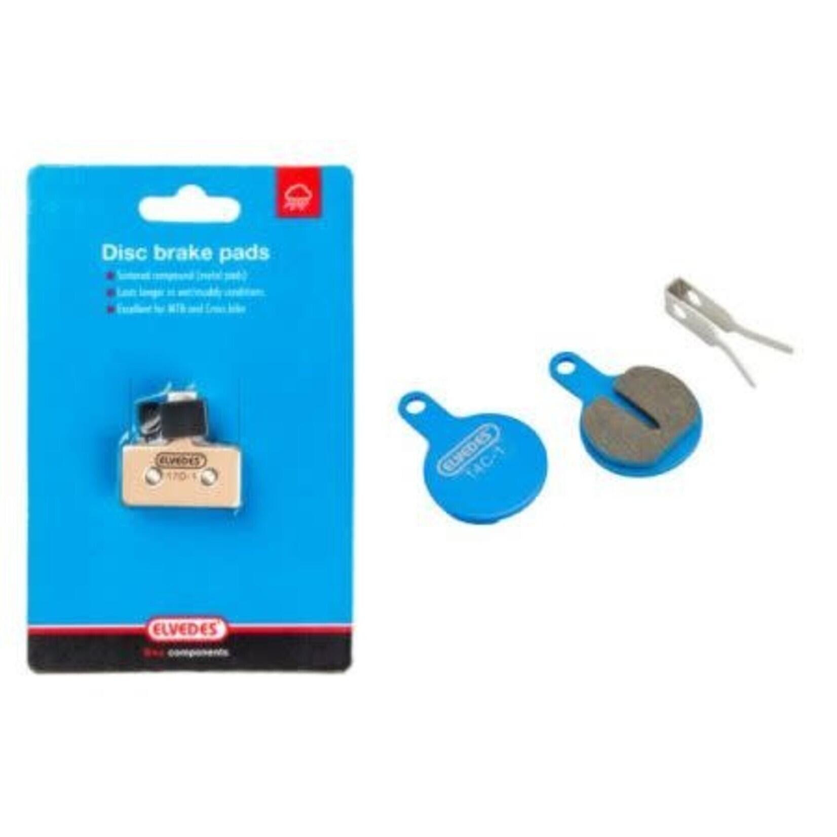Elvedes - Paire De Plaquettes De Frein Vélo Organic Elvedes Tektro Lyra - Plaquette De Frein - Bleu - No Size - Decathlon