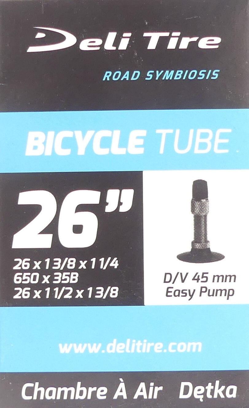 DELI TIRE Camera d'aria Deli DV12 26'' (32-590) valvola Dunlop 45 mm.