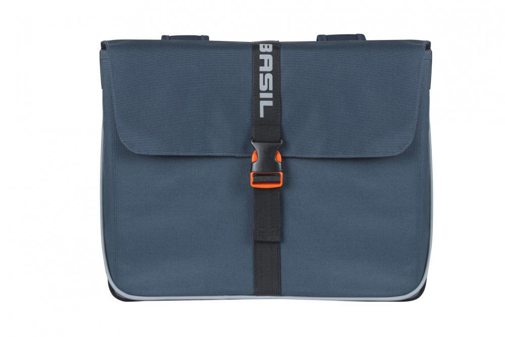 Basil sacoche double Forte Double Bag, 35 litres, bleu/noir, déperlante,... 2/6